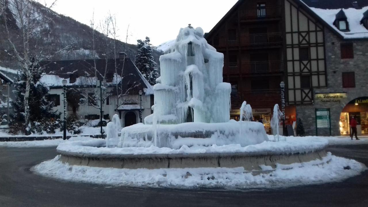 Studio St Lary Proche Du Centre, Au Calme Avec Vue Montagne 생라리술랑 외부 사진
